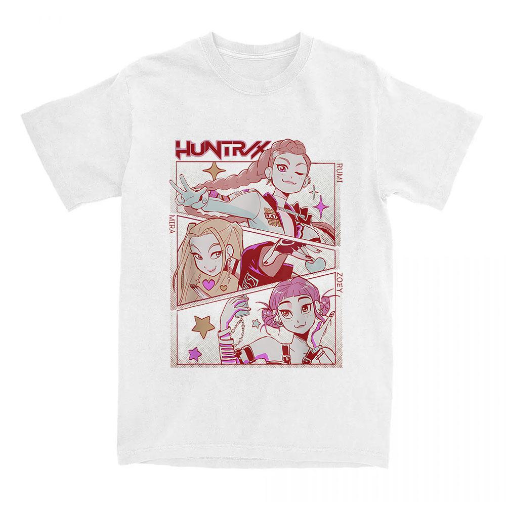 საძა ბოის კომფორტ კოლორსის მაისური KPop დემონი მონადირეების პრინტით მაისური ზაფხულის მოკლემკლავიანი ბამბის მაისური მოდური ქალის მამაკაცის ტანსაცმელი