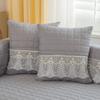 Sofa Cushion for All Seasons, High-end Modern Simple Living Room Fabric Non-slip Cushion Sofa Cover Backrest Cover