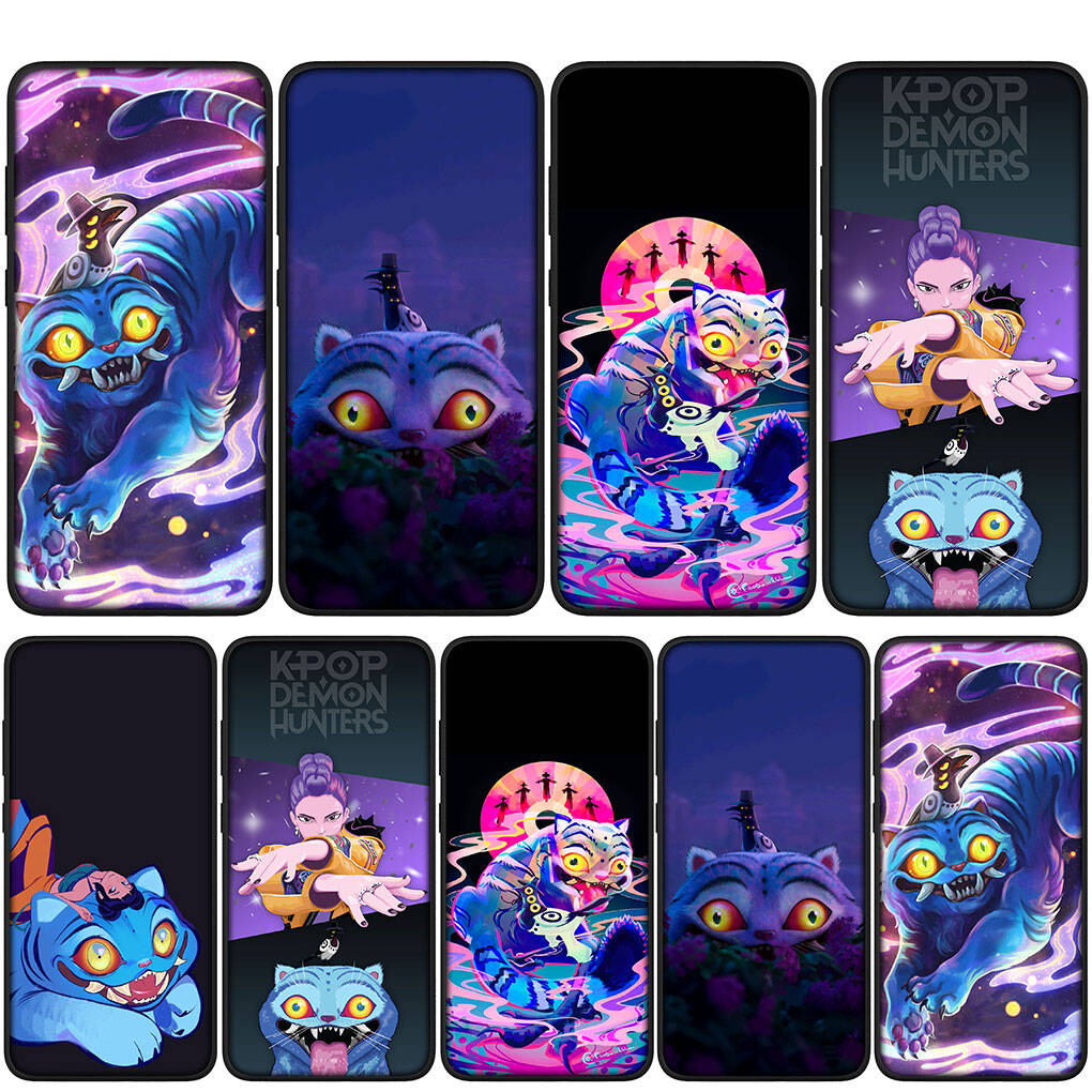 for iPhone 17 16 15 Xiaomi Poco F7 F8 X7 C85 C75 C71 M8 Redmi Note 14 13 12 11 Pro Max 14C 13C 15C A3 A4 Phone Case KPop Demons Tiger Hunters X Cover