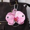 Keyring Phalaenopsis Orchid Keychain Phone Charms Bag Pendant Imitation Flower Pendant  Couple Kids