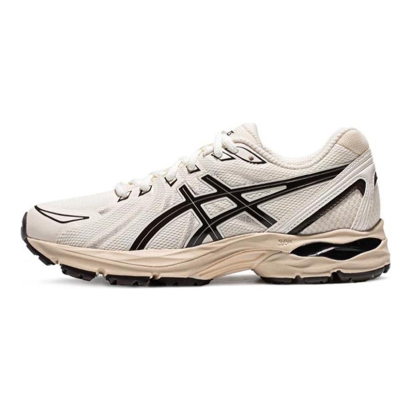 Asics Gel-Flux CN Comfortable Mesh Synthetic Leather Low-Top Casual Running Shoes Women sneaker White Black 1012B464-100