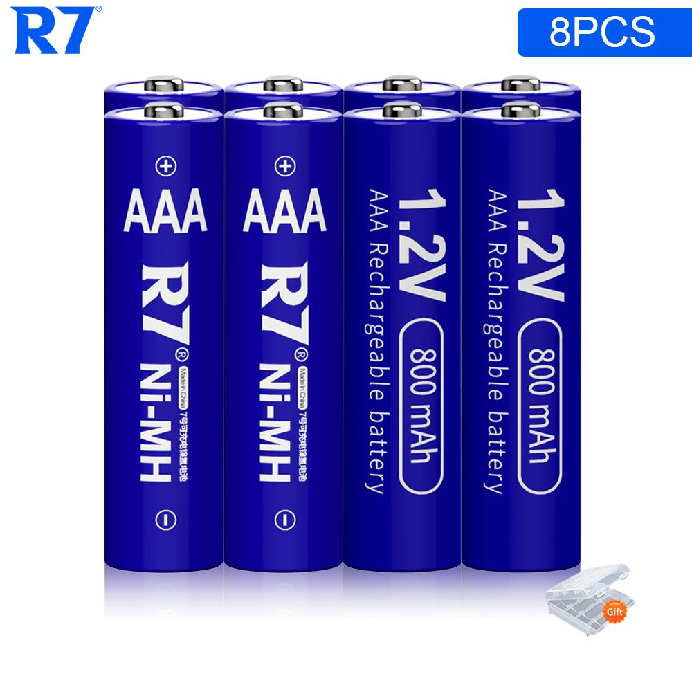 AAA 800mAh NI-MH 1.2V Rechargeable Battery AAA Battery 3A Rechargeable Battery NI-MH Battery for Camera,toys