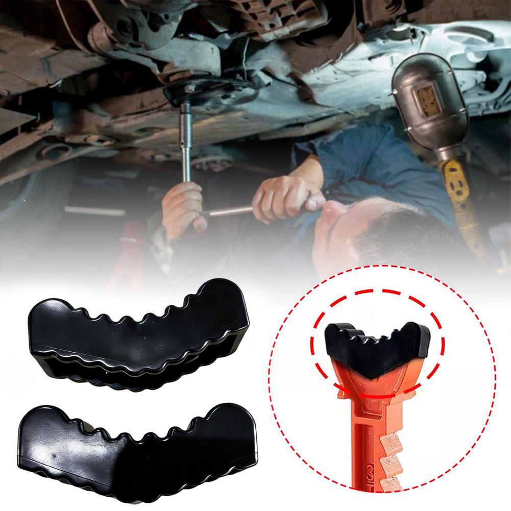 Universal Jack Anti-slip Cap Pad 1Pai Car Slotted Lift Jack Stand Rubber Pad Floor Adapter Frame Rail Pinch Lifting Repair Tools