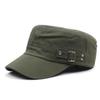 Four Seasons Flat Top Hat Men'S Simple Peaked Hat Fashion Baseball Cap Casual Cap, Commuter Sunshade Hat