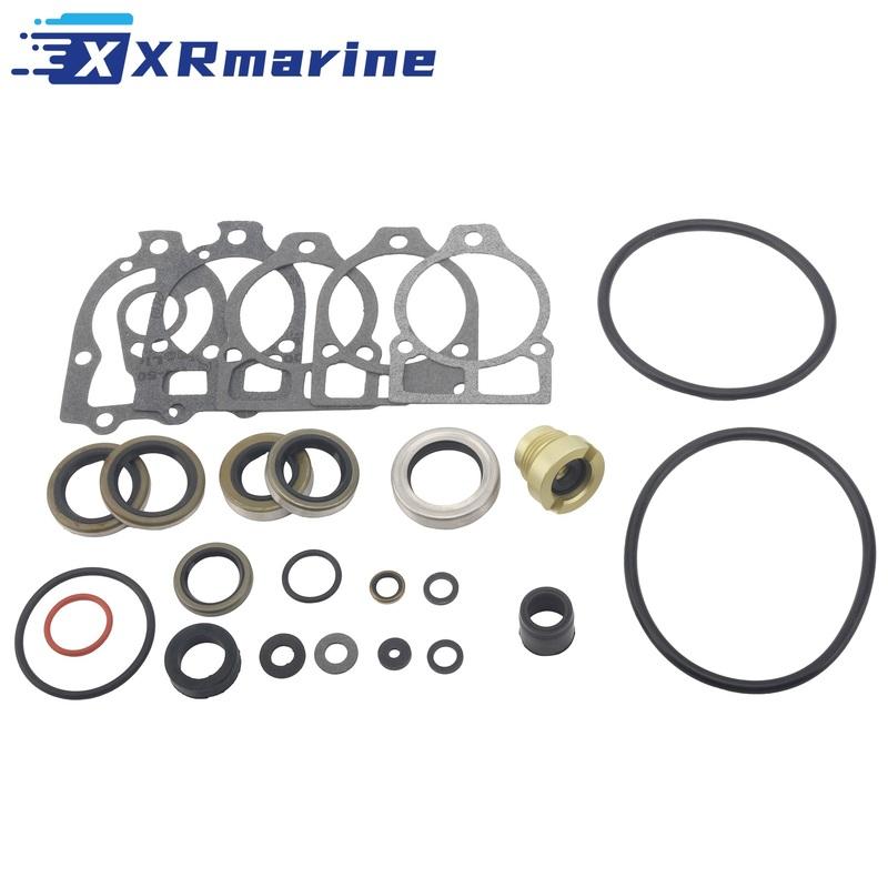 Lower Unit Gearcase Seal Kit for 26-55682A1 Mercury 150 175 200 225 HP Sierra 18-2653