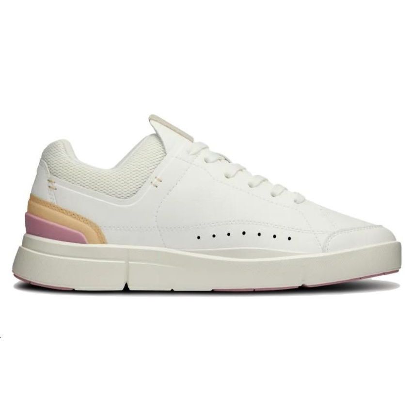 On Federer X  Court The Roger Shock Absorbing Durable N-Slip Low-Top Lifestyle Shoes Women Sneaker White Pink ON3WD11282238