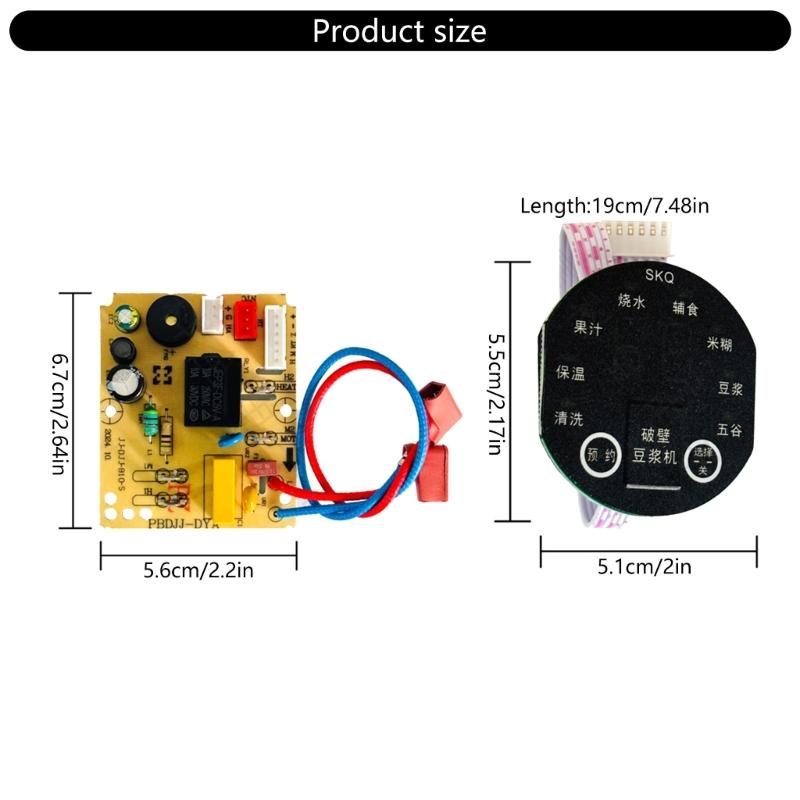 PCBA Power Board Home Appliance Spare Part Electric Blender Control Board PCBA Texture Suitable for Electric Blender