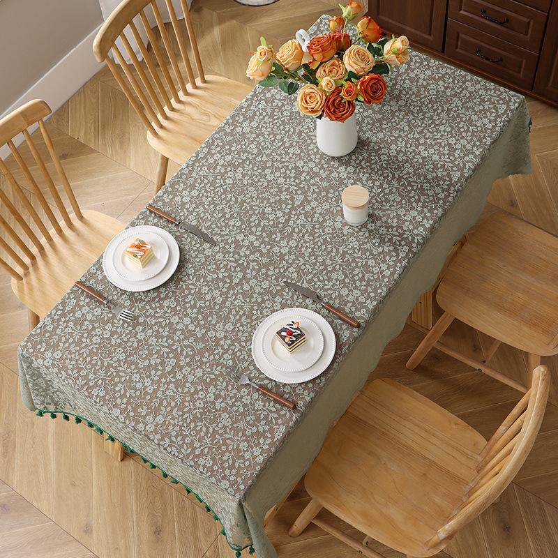 Elegancki obrus z koronką w kształcie feniksa - Poliester, Prostokątny z falbanką, Idealny na wesela, urodziny, baby showers i rocznice