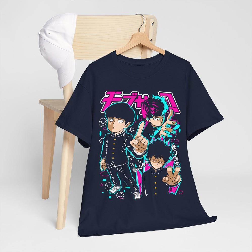 Mob Psycho 100 Cast Anime Unisexga TShirt AllSize Mob Psycho Dimple TShirt Tee M