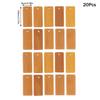 10/20Pcs Unfinished Wood Tags Natural Bamboo Blanks Tags Square Tag For Diy Craft Bookmarks Hanging Tags Party Gifts
