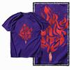 G09 Lila Baumwolle Unisex Große Größe Kreatives GrafikT-Shirt Streetwear Cool Vintage Rundhals Unisex T-Shirt Tshirt