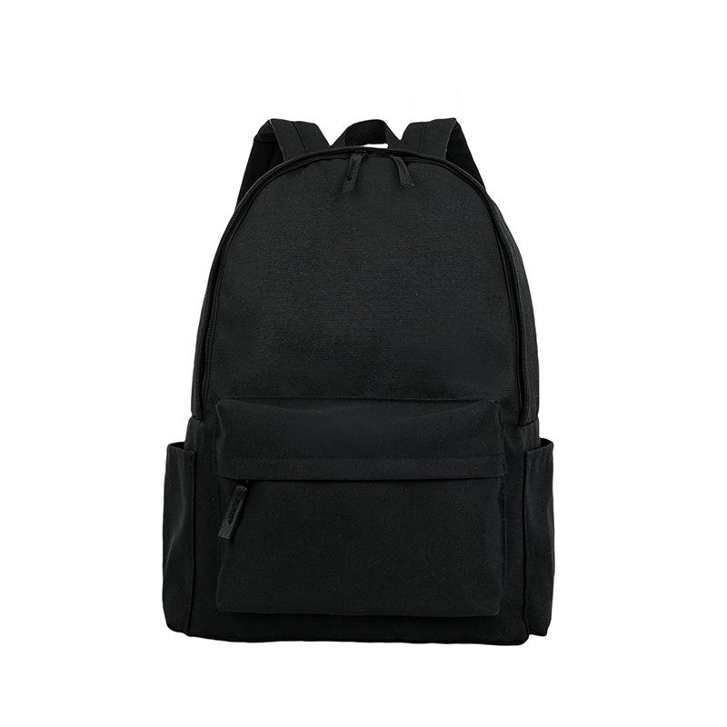 Backpack for Male and Female College Students Large-capacity Solid-color Backpack and Schoolbags for Freshmen