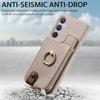 For Samsung Galaxy S25 Case RFID Blocking Phone Wallet Cover Supports Magnetic Car Holder