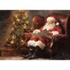 Vintage Christmas Metal Wall Decoration, Holiday Sticker Sign