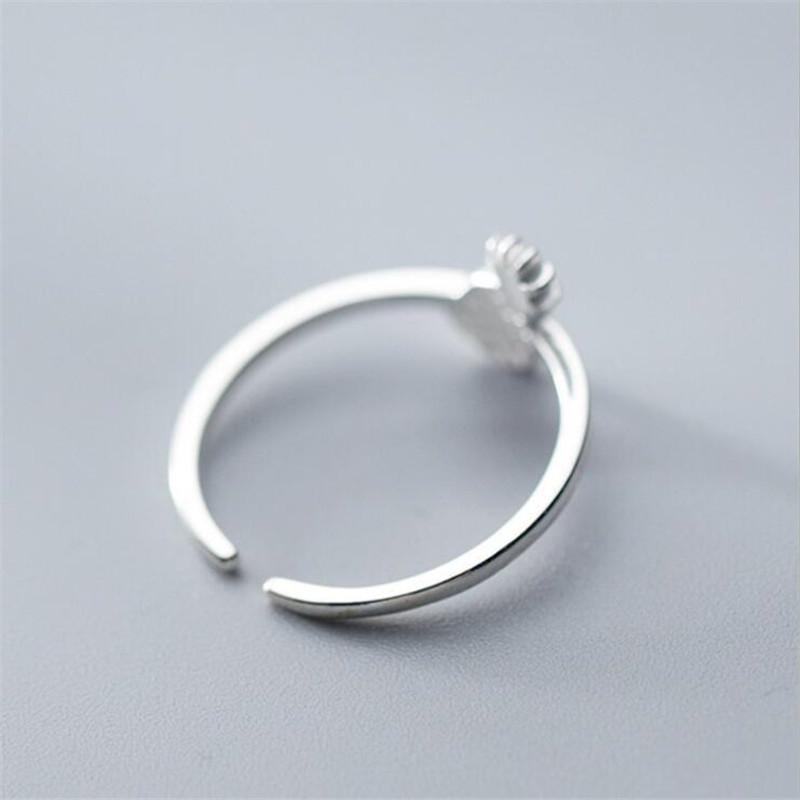 Simple Forest Sweet Pineapple 925 Sterling Silver Jewelry Personality Temperament Fruit Popular Opening Rings TYB505
