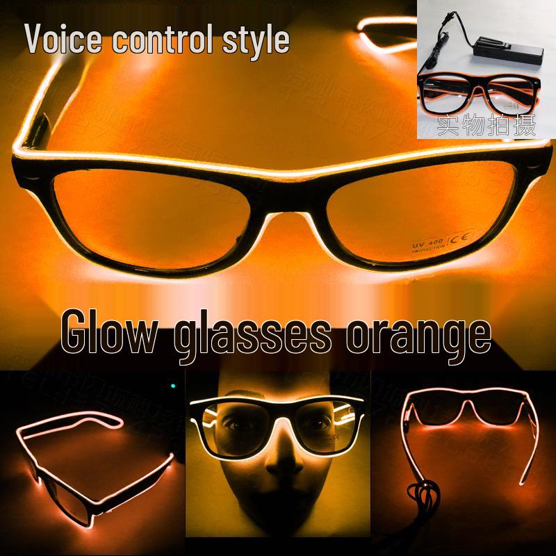 Luminous LED Voice-Activated Neon Party Glasses