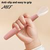 Baby Feeding Set Silicone Spoon, Soft Non Slip Training Utensil, Easy Clean Tableware Cleaning Complementary Spoon for Infants And Toddlers Mess Free