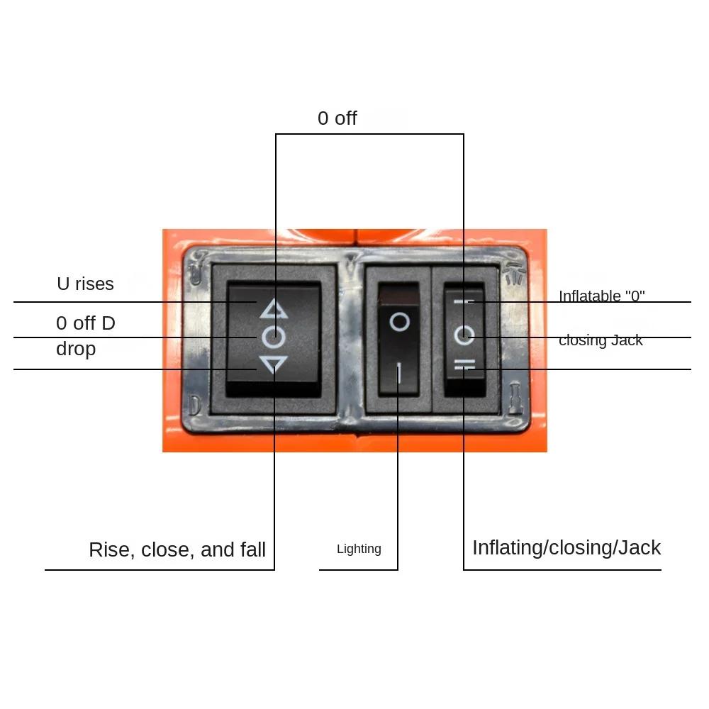 2025Multifunctional 5T Electric Hydraulic Jack 12V Vertical Hydraulic Jack Electric Torque Wrench