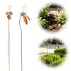 Big Mouth Bird Stake Garden Bird Decorative Rusty Metal Yard Art