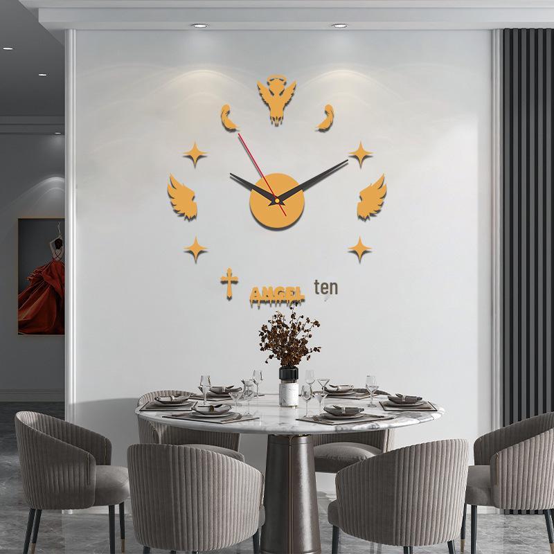 Luminous Silent Wall Clock: Modern Decorative Clock for Living Room & Bedroom