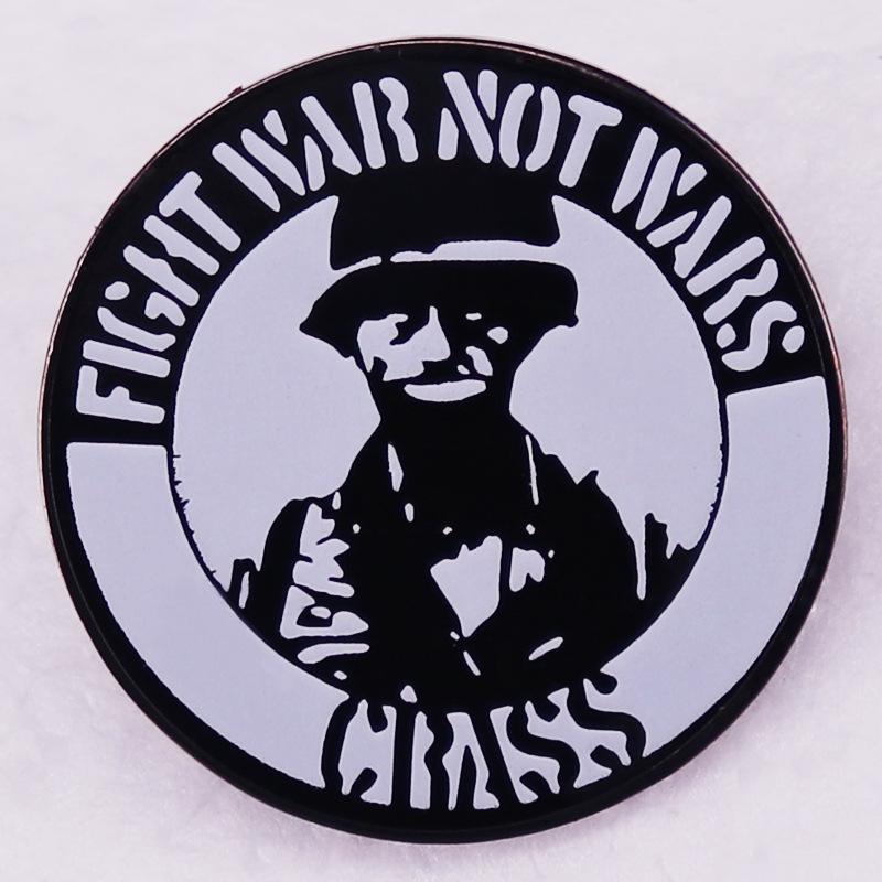 Music Protest Brooch - European & American Style Badge