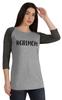 Inkmeso #Girl MomTshirt Tops For Women Cotton Raglan Sleeve Mother  s Shirt