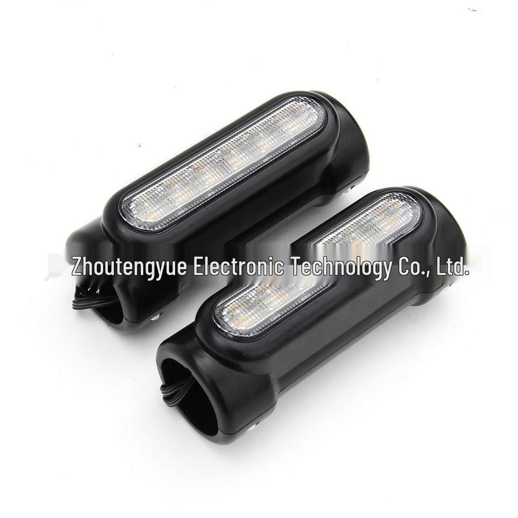 Harley Motorcycle LED Crash Bar Lights - Aluminum Tube Clamp and Pillar Light Accessories