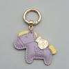Instant Money Cartoon Pony Pendant Keychain for Couples