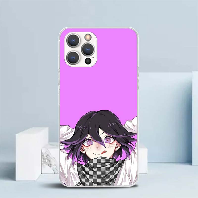 Danganronpa Kokichi Ouma Soft Cover for iPhone 16 17 Air 15 14 Pro Max 16E Phone Case 13 Mini 12 11 7 SE 8 Print Pattern Fit Cas