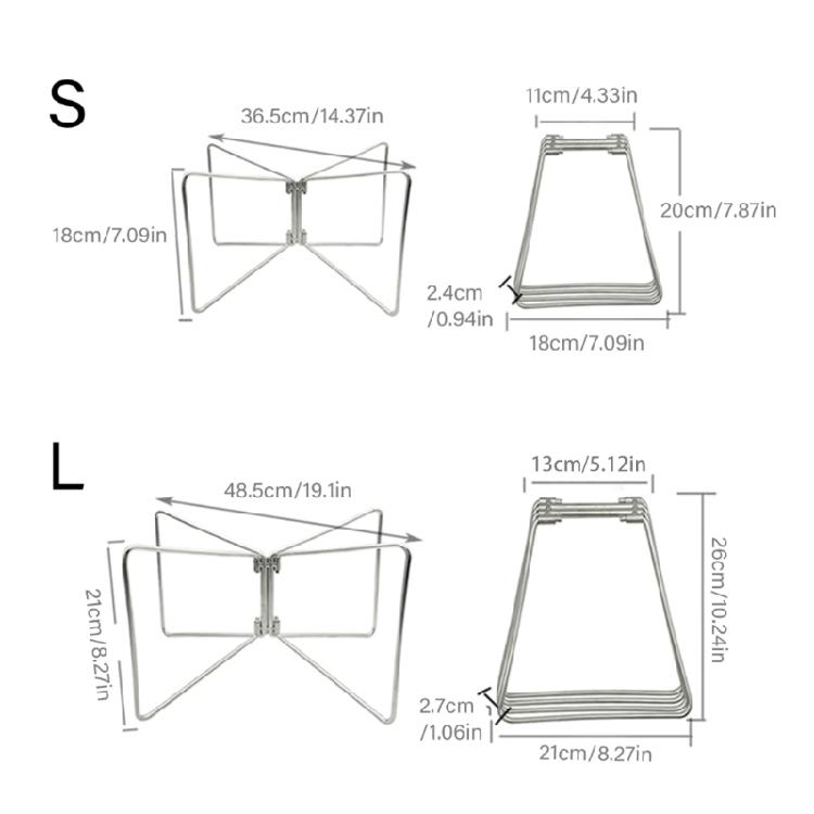 Folding Coolers Stand Camping Foldable Bracket Ice Box Stand Storage Box Bracket for Outdoor Picnics Cooking Accessories