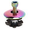 Bicycle Headset Cover 28.6mm Aluminum Alloy Headset Top Cap for Mountain Road Bike