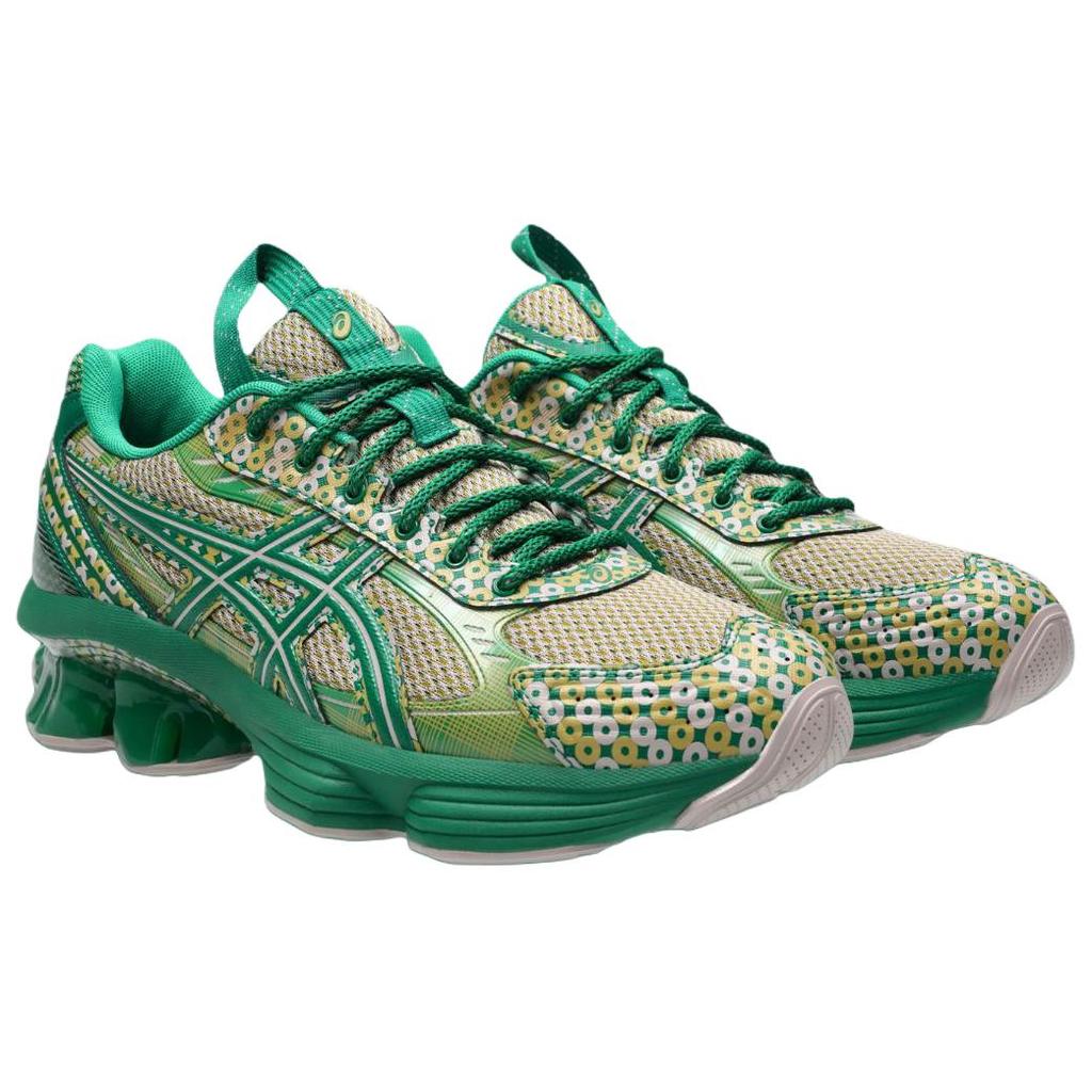 Kiko Kostadinov X ASICS US7-S Gel-Kinetic Fluent Green Men Sneakers Tan 1203A973-700