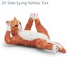 Lifelike Realistic Pet Figurines PVC Cat Action Figures Cute Simulation Pet  Car Decoration