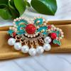 Butterfly Cloisonné Hairpin: Elegant Chinese-Style Side Clip for Girls' Qipao Hairstyles
