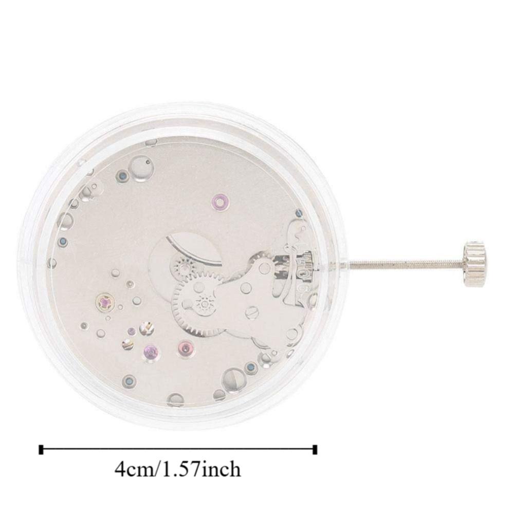 White Movement 6498 Watch Movement Single Calendar Mechanical Watch Movement  Parts Replacement