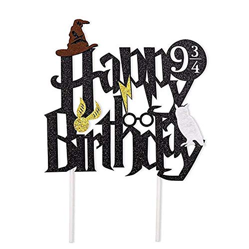 Harry Potter Birthday Decorations Party Set, Magic, Cool, Fun, Cute, 3 Unique Decorations for Kids and Boys, Black, Red, and Yellow, Harry Potter Happ