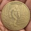 Chimpanzee Bigfoot Forest Plated Bronze Commemorative Medal Craftsmanship: Handcrafted 40mm Compass Coin Commemorative Coin