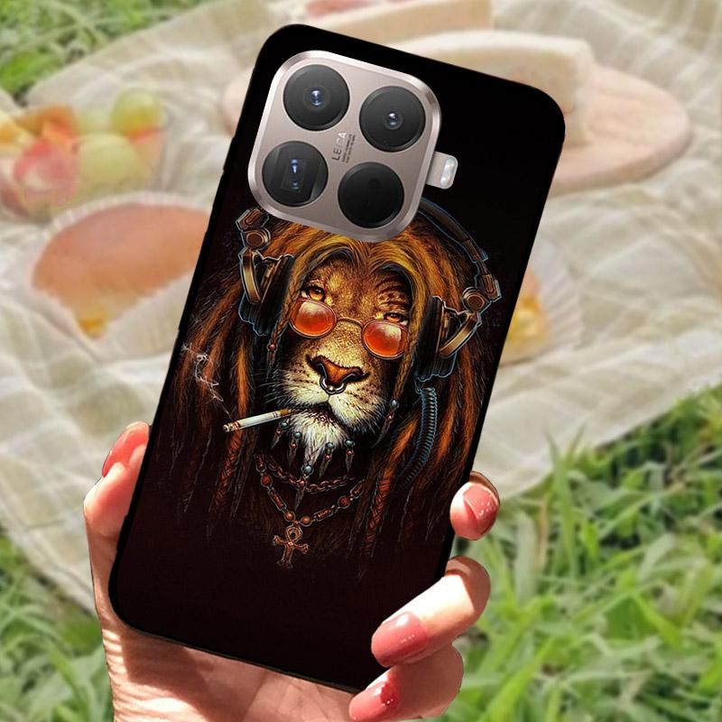 For Xiaomi 15T Pro 15TPro Case Fashion Cool Lion Cover For Xiaomi Mi 15 T Pro Shockproof Funda Soft TPU Silicone Phone Casing