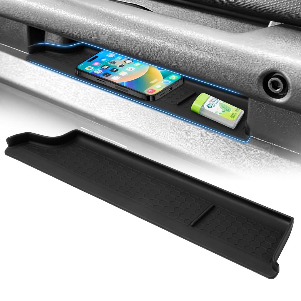 Mozan Passenger Seat Open Tray Mat for Suzuki New Jimny Nomad Sierra Rubber Passenger Seat Tray Instrument Panel Interior Parts JC74/JB64/JB74W