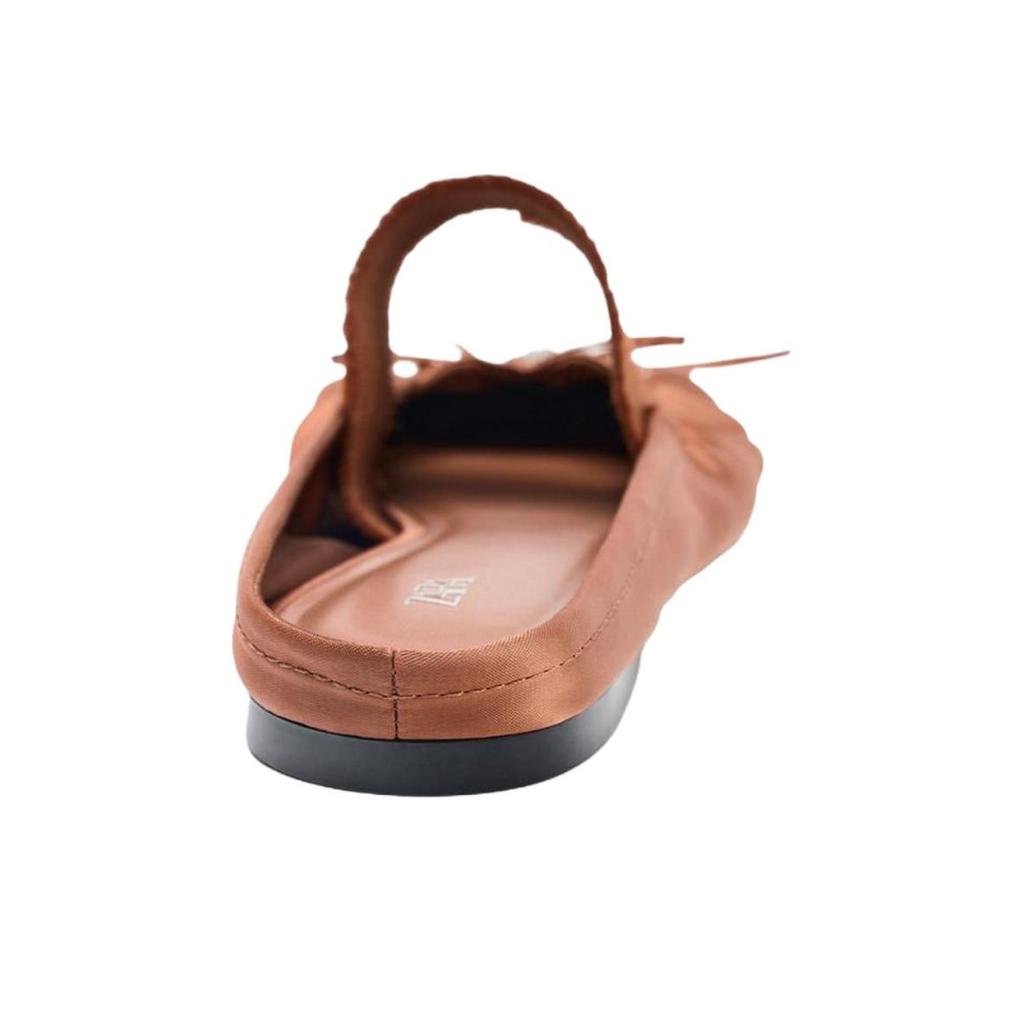 Zara Fashion Slip-On Anti-Wear Closed-Toe Slippers Women Slippers Rust-Brown 3596610708