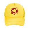 Cat Splatter Artistic - Inspired, Feline Graphic Art Mesh Baseball Cap