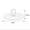 10/2PCS Transparent Crystal Door Knobs Cabinet Drawer Door Knobs Handles Self-adhesive Handle with Hook Function Door Wall Decor