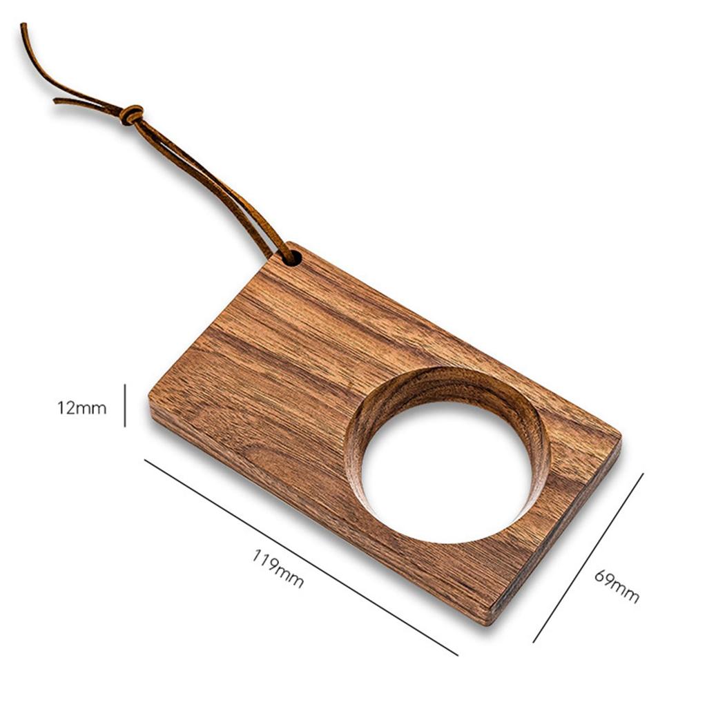 Premium Wooden Coffee Filter Stand for Home