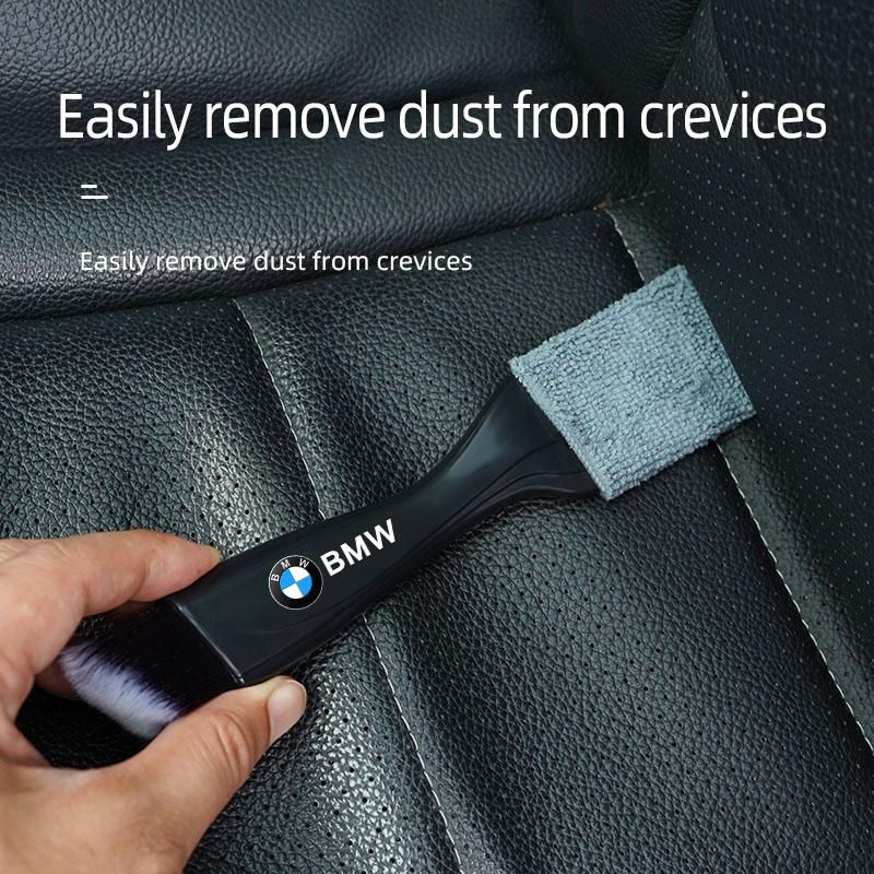 2026 Hot 2-In-1 Car Interior Cleaning Brush Air Vent Dust Removal Tools For BMW X1 X2 X3 X5 X4 X6 X7 G30 G20 G32 G11 G12 F40 F30 F20 F10 Jdsg40