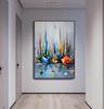 Abstract Sailing Sunset Poster Sea Wall Art Landscape Canvas Painting Print Wall Picture for Living Room Home Decoration