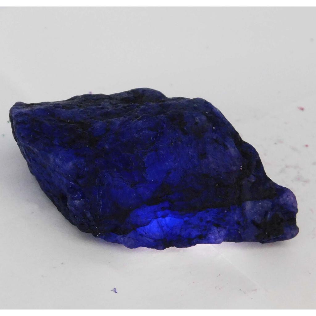 Natural Blue Sapphire 298.3ct Rough Certified Loose Gemstone