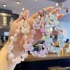 Beaded Ice-Cracked Butterfly Pendant: Phone, Car, and Bag Keychain Gift