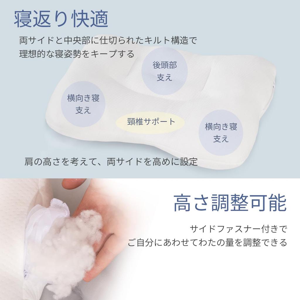 CozySleep Memory Foam Kissen, 3cm Niedrig, Weich, Keine Nackenschmerzen [Verhindert Schnarchen durch Öffnen der Atemwege], Höhenverstellbar, Perfekt zum Schlafen,