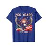 250 Years Anniversary 17762026 Eagle Flag Graphic Mens TShirt Cotton Short Sleeve Tee Casual