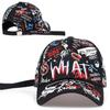Graffiti Fashion Duck Tongue Hat Personality Street Trend Men's and Women's Baseball Hats Fashion Hip Hop Hats